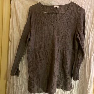 Women’s Light brown long sleeve plus size too: Like New